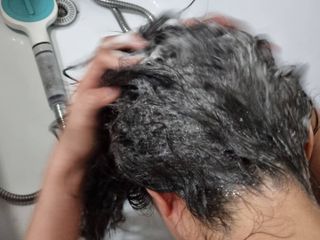 스칼프메드 레드캡슐바이옴 두피케어 프로바이오틱스 유산균 두피관리 세트 — 3.5점을 준 리뷰어가 2021년 4월 올린 사용 사진