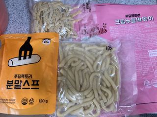 [푸딩팩토리] 로제누들떡볶이 500g / 까르보나라크림누들떡볶이 500g — 5점을 준 리뷰어가 2022년 8월 올린 사용 사진