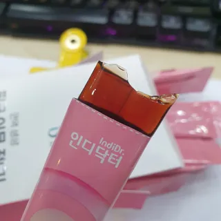 [인디닥터] 면역 생생 핑크 이뮨 젤리 — 5점을 준 리뷰어가 2022년 6월 올린 사용 사진
