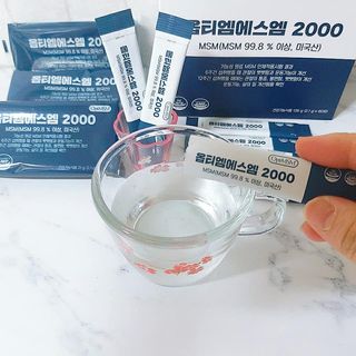 바른비타민 옵티엠에스엠2000 1박스 60포 관절 연골 복합건강기능식품 — 4.5점을 준 리뷰어가 2021년 6월 올린 사용 사진