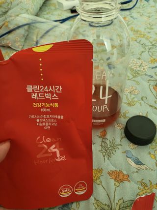 클린24시간 레드박스 1BOX(5포) + 전용보틀(500ml) — 5점을 준 리뷰어가 2024년 3월 올린 사용 사진