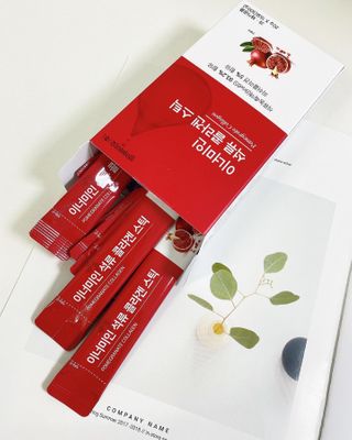 이너미인 석류 콜라겐 스틱 — 4점을 준 리뷰어가 2021년 1월 올린 사용 사진