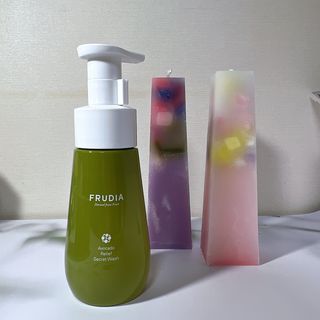 [후르디아] 아보카도 약산성 비건 여성 청결제 — 4점을 준 리뷰어가 2022년 3월 올린 사용 사진