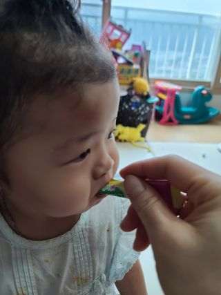광동생활건강 [세계판매1위 유산균] 컬처렐 키즈 패킷 30포1박스 — 5점을 준 리뷰어가 2022년 7월 올린 사용 사진