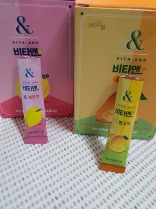 비타앤C 레몬맛, 망고맛 — 4.5점을 준 리뷰어가 2021년 5월 올린 사용 사진