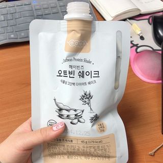 헤이빈즈 식사대용 식물성단백질 다이어트쉐이크 파우치 5일분 — 4점을 준 리뷰어가 2023년 3월 올린 사용 사진