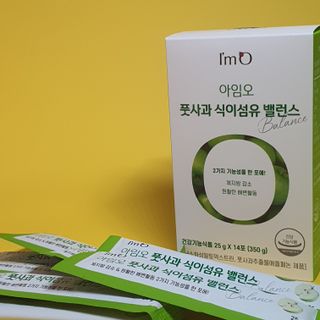 아임오 풋사과 식이섬유 밸런스 젤리 14포 — 4.5점을 준 리뷰어가 2021년 6월 올린 사용 사진