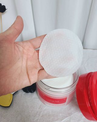 메디필 레드 락토 콜라겐 필링패드 — 5점을 준 리뷰어가 2021년 3월 올린 사용 사진