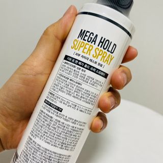 다슈코리아 다슈 포 맨 프리미엄 메가 홀드 슈퍼 스프레이 250ml — 5점을 준 리뷰어가 2021년 4월 올린 사용 사진