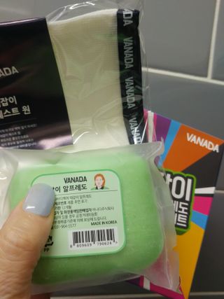 바나다바디케어 때잡이 알프레도 때비누 100g 기획세트 — 5점을 준 리뷰어가 2021년 9월 올린 사용 사진