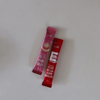 인디닥터 면역 생생 핑크 이뮨 젤리 + 타이탄 BCAA 프로틴 젤리스틱 — 5점을 준 리뷰어가 2022년 5월 올린 사용 사진