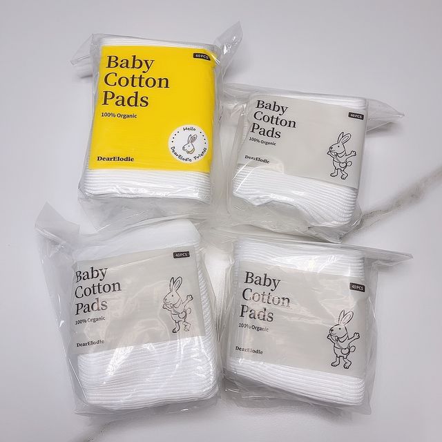 디어엘로디 프리미엄 유기농 유아 솜티슈 40매 3Pack +60매 1Pack 혼합형 리뷰 사진