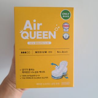 에어퀸 뉴브레스 유기농 생리대 4종 (팬티라이너 20P + 중형 10P + 대형 10P + 오버나이트 8P)_체험단 — 5점을 준 리뷰어가 2024년 6월 올린 사용 사진