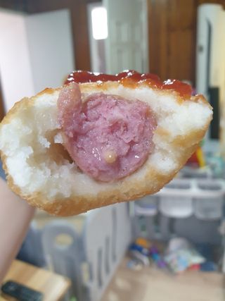 오마뎅 한우핫도그 — 5점을 준 리뷰어가 2021년 5월 올린 사용 사진