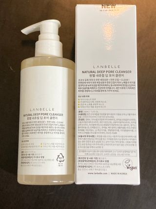 랑벨 내츄럴 딥 포어 클렌저 210ml (저자극 약산성 천연 클렌징 젤) — 5점을 준 리뷰어가 2022년 3월 올린 사용 사진