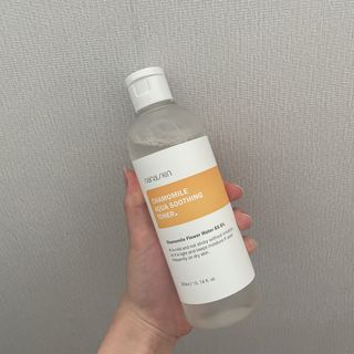 나나스킨 캐모마일아쿠아수딩토너 — 5점을 준 리뷰어가 2021년 5월 올린 사용 사진