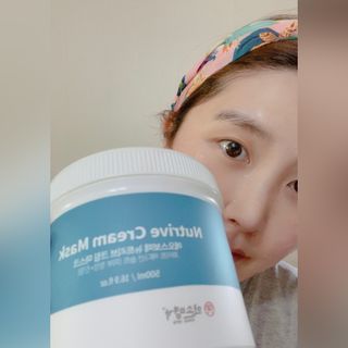 약손명가코스메틱 에오스보떼 뉴트리브 크림 마스크 솔트 500ml — 5점을 준 리뷰어가 2022년 1월 올린 사용 사진