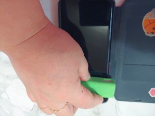 AM 미스트 액정 클리너/휴대폰 노트북 PC 자동차 모니터 스크린 클리너 세정제 — 4점을 준 리뷰어가 2021년 1월 올린 사용 사진