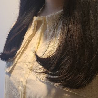 [갸스비] 곱슬 머리부터 파마까지 남자의 컬을 위한 갸스비 컬크림 — 4점을 준 리뷰어가 2021년 10월 올린 사용 사진