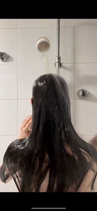 닥터시드 티트리 앤 라임 비건 지성케어 쿨 탈모 캡슐 트리트먼트 두피 팩 — 5점을 준 리뷰어가 2024년 6월 올린 사용 사진