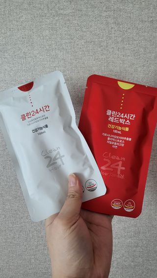 클린24시간 레드박스 1BOX(5포) + 전용보틀(500ml) — 5점을 준 리뷰어가 2024년 3월 올린 사용 사진