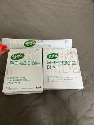 셀렉스스포츠 셀렉스 밀크세라마이드 저분자피쉬콜라겐 28포 X 1박스 — 4.5점을 준 리뷰어가 2021년 5월 올린 사용 사진