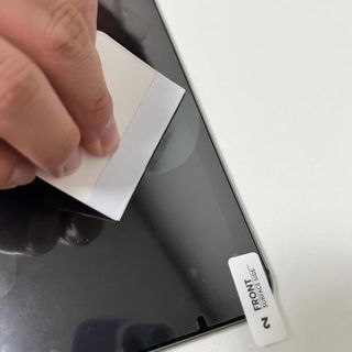 아클리브 Premium 항균 항바이러스 액정 보호필름(iPad) — 5점을 준 리뷰어가 2022년 10월 올린 사용 사진