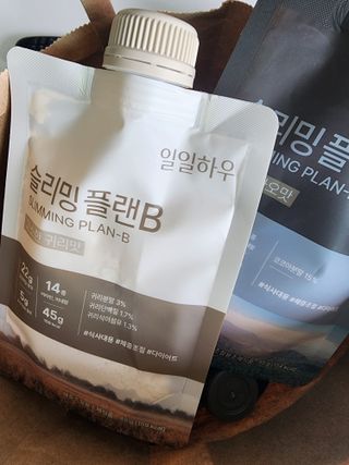 일일하우 슬리밍 플랜B 고소한 귀리맛, 진한 카카오맛 (체중조절식) — 5점을 준 리뷰어가 2023년 7월 올린 사용 사진