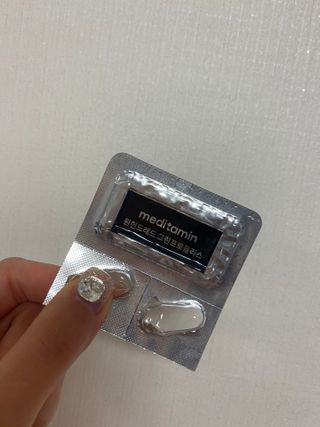 메디타민 원헌드레드 그린프로폴리스 — 5점을 준 리뷰어가 2021년 10월 올린 사용 사진