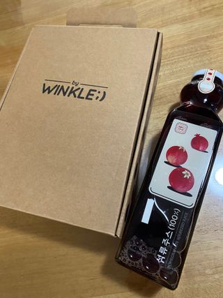 [바이윙클] 페르시아 유기농 석류 착즙주스 750ml 2병 + 선물박스 세트 — 5점을 준 리뷰어가 2022년 3월 올린 사용 사진