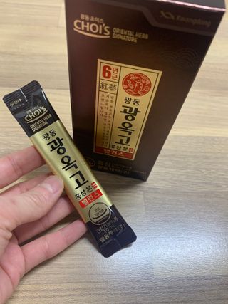 광동제약 [광동] 광옥고 홍삼 본 밸런스 30포 + 쇼핑백 — 5점을 준 리뷰어가 2021년 12월 올린 사용 사진