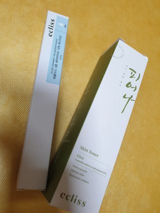 에클리스 피어나 스킨토너 — 5점을 준 리뷰어가 2022년 1월 올린 사용 사진