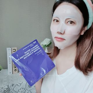 101스킨 영앤리치 하이드로겔 마스크팩 — 5점을 준 리뷰어가 2021년 3월 올린 사용 사진