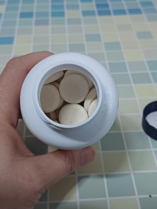 쿠팡 [아임고트] 뉴질랜드 산양유 프로바이오틱스 츄어블 요구르트맛 — 5점을 준 리뷰어가 2025년 3월 올린 사용 사진