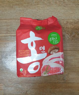 [풀무원] 자연은맛있다 정면, 백면, 홍면  세트 — 4.5점을 준 리뷰어가 2021년 4월 올린 사용 사진