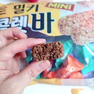 델리스 오트 밀키 초콜릿 바 — 5점을 준 리뷰어가 2022년 3월 올린 사용 사진