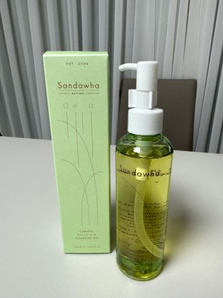 스킨큐어 산다화 순한 클렌징 동백 오일 200ml — 5점을 준 리뷰어가 2023년 8월 올린 사용 사진