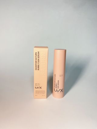 UVX 퀀텀 새턴 버블리 선세럼 — 5점을 준 리뷰어가 2024년 2월 올린 사용 사진