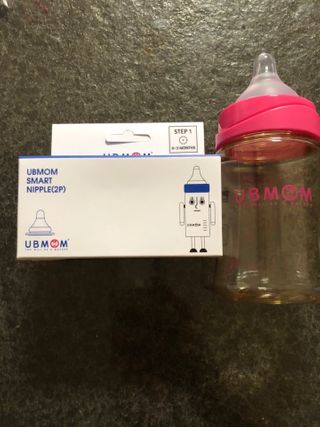 유비맘 PPSU 젖병 노꼭지_200ml_컬러 랜덤 발송 — 5점을 준 리뷰어가 2021년 1월 올린 사용 사진
