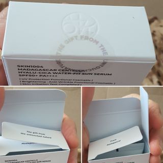 [스킨1004] 마다가스카르 센텔라 히알루-시카 워터핏 선세럼 50ml — 4점을 준 리뷰어가 2024년 5월 올린 사용 사진