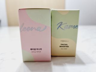 건강누리인터내셔날 카멜레오나 마스크 스틱팩 미네랄부스터 [2종 SET] 샤이닝라이즈(피부톤UP)/톡스릴리프(피부진정) — 5점을 준 리뷰어가 2022년 7월 올린 사용 사진