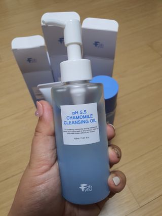 페브유 / FABYOU 페브유 pH5.5 캐모마일 젤 클렌징 폼 + 클렌징 오일 + 토너 3종 세트 — 4점을 준 리뷰어가 2021년 6월 올린 사용 사진