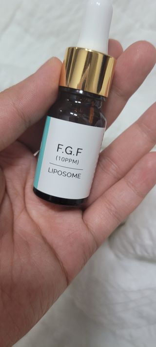 랑팡 EGF+FGF 10ppm 리포좀 앰플 원액 10ml — 4점을 준 리뷰어가 2021년 10월 올린 사용 사진