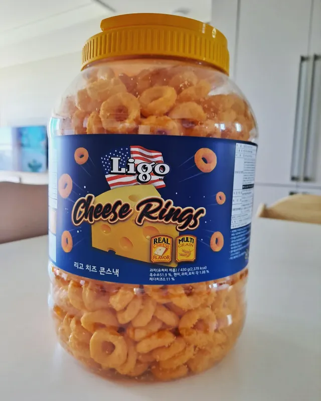 리고 치즈링 430g 리뷰 사진