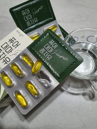 먹어도좋아 퓨어대마종자유 — 5점을 준 리뷰어가 2021년 11월 올린 사용 사진