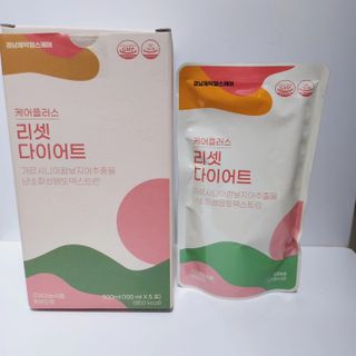 [경남제약헬스케어] 케어플러스 리셋 다이어트 청포도맛 100ml X 5포 (5일분) — 5점을 준 리뷰어가 2023년 4월 올린 사용 사진