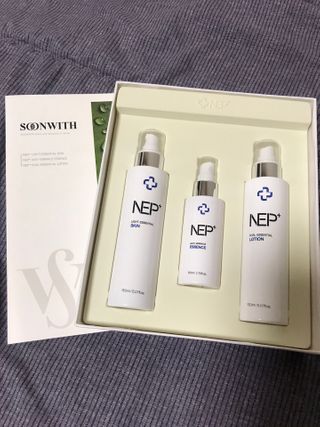 SOONWITH 순위드 NEP+ 스킨케어 3종 세트 — 5점을 준 리뷰어가 2021년 3월 올린 사용 사진