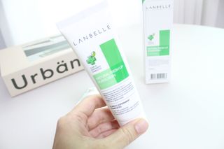 랑벨 내츄럴 프레시 업 선크림 75ml — 5점을 준 리뷰어가 2022년 5월 올린 사용 사진
