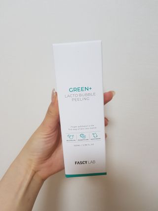 파시랩 그린 플러스 락토 버블 필링 — 5점을 준 리뷰어가 2021년 6월 올린 사용 사진