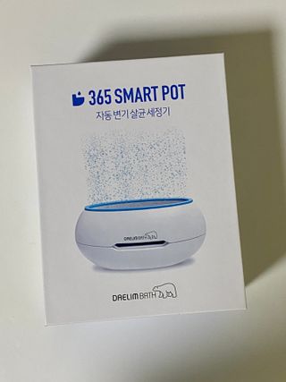 대림 디움 대림바스 365 스마트팟 자동 변기 살균 세정제 — 4점을 준 리뷰어가 2021년 5월 올린 사용 사진